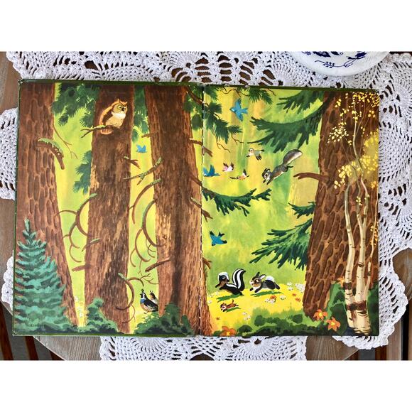 1949 Walt Disney’s Bambi, A Big Golden Book, Vintage Children’s Book - Picture 2 of 6